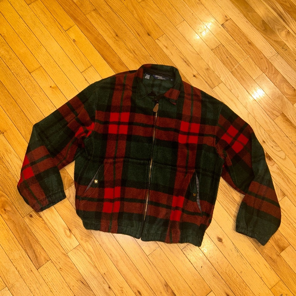 Vintage Polo Sport Polartec Fleece tartan